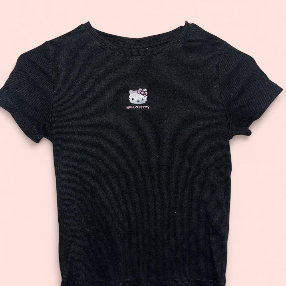 Hello Kitty Black Short Sleeve Tee